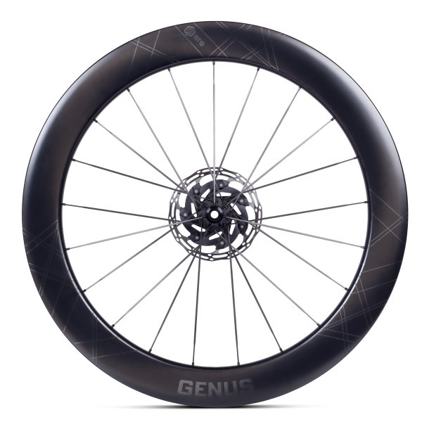 ERE GENUS II AE 65-R CARBON DISC WHEELSET SRAM XDR BLACK/BLACK