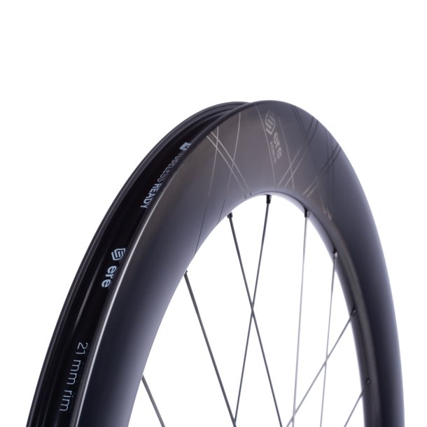 ERE GENUS II AE 65-R CARBON DISC WHEELSET SRAM XDR BLACK/BLACK