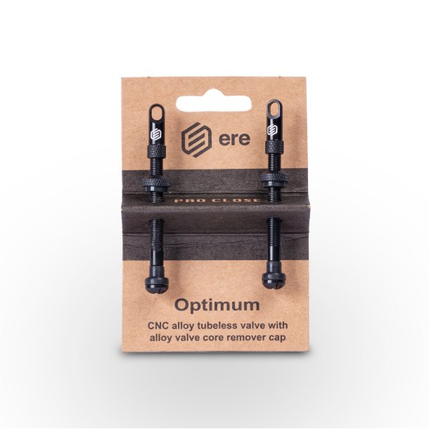 ERE PROCLOSE OPTIMUM TUBELESS VALVES 60MM, BLACK