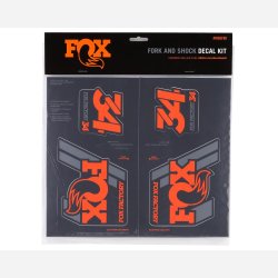 FOX Decal 19 Heritage, Fork &amp; Shock Kit, Orange