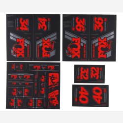 FOX Decal 19 Heritage, Fork &amp; Shock Kit, Red