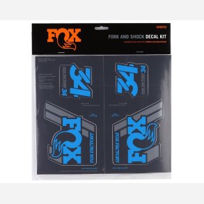 FOX Decal 19 Heritage, Fork & Shock Kit, Blue