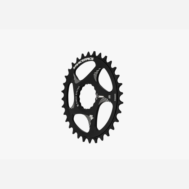 RACEFACE CHAINRING,CINCH,DM,OVAL,32T,BLK,10-12S