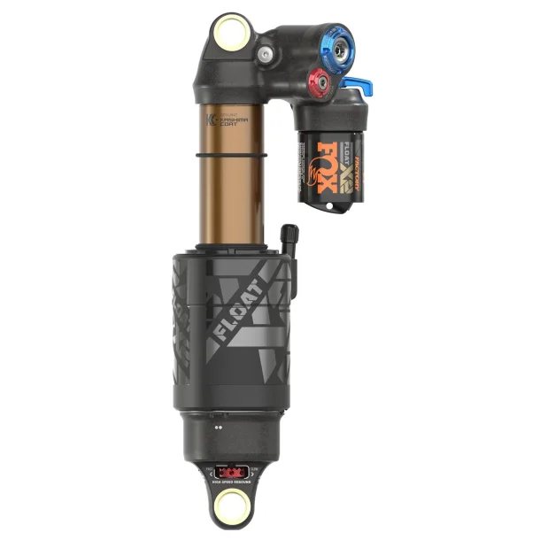 FOX 2024, FLOAT X2, F-S, K, 2pos-Adj, FOX, SRV, 230, 62.5, CX003, RM, Rezi BX001, Orange, Neutral Logo,