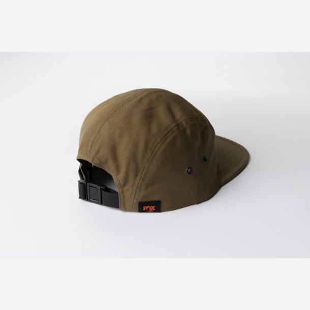 FOX Shop 5 panel strapback hat; one size; reptile