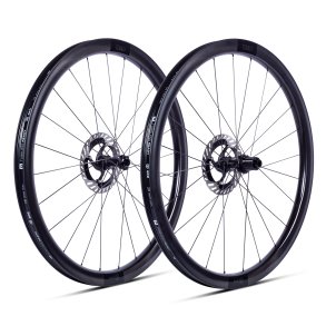 ERE TENACI GA 40 CARBON DISC GRAVEL WHEELSET SRAM XDR MATT BLACK/BLACK