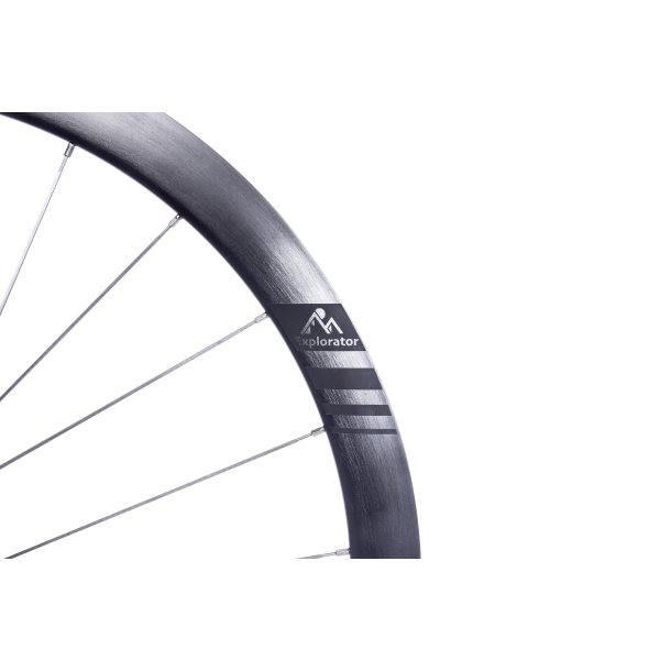 ERE EXPLORATOR II GCR 40 ALU DISC WHEELSET SRAM XDR BLACK/BLACK