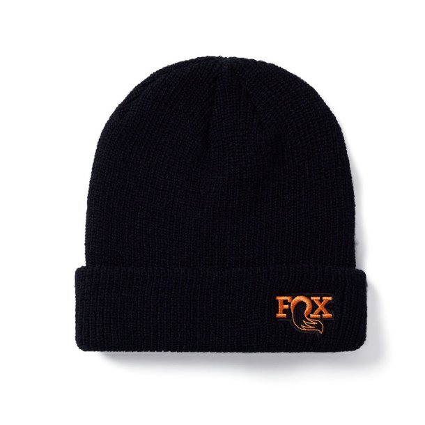 FOX Beanie Loose knit fisherman; black