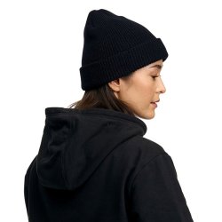 FOX Beanie Loose knit fisherman; black