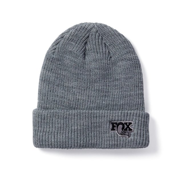 FOX Beanie Loose knit fisherman; grey
