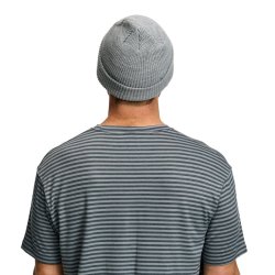 FOX Beanie Loose knit fisherman; grey
