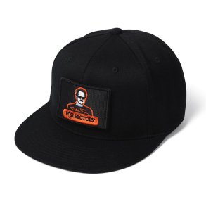 FOX Hat Patch Snapback; one size; black
