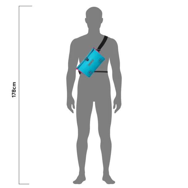 ORTLIEB Velo-Sling Cyber, 3L, cyber blue - cyber pink