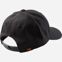 FOX Authentic Snap Back Hat Black O/S