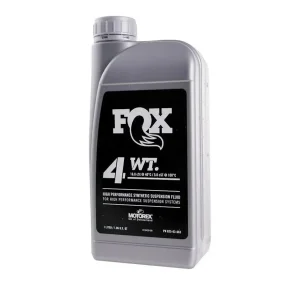 FOX Oil: Suspension Fluid, 4 WT, 1.0 Liter Bottle